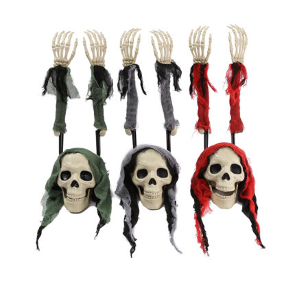 Halloween Requisiten Boden Outlet Schädel Dreiteiliges Set
