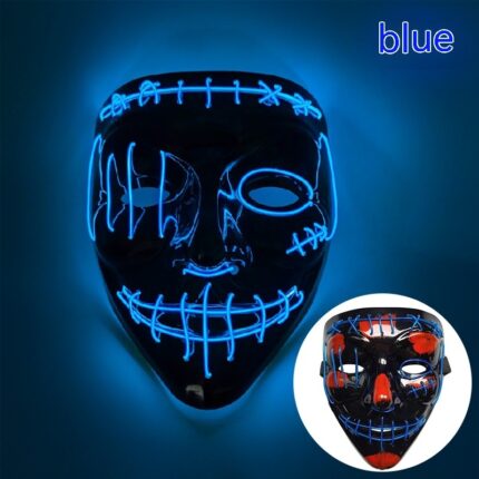 V-förmige Halloween-Leucht maske LED