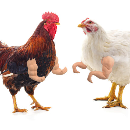 Chicken Toys Include Strong Muscle Arms Thumb Up Arms And T-Rex Chicken Arms To Put On Chickens