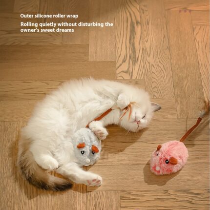 Katzen spielzeug Selbst entspannend Stuffy Elektrische Maus Katzenstange Spielzeug Haustier Produkte