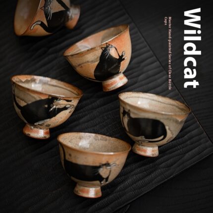 Japanese Handmade Retro Ceramic Kung Fu Tea Cup