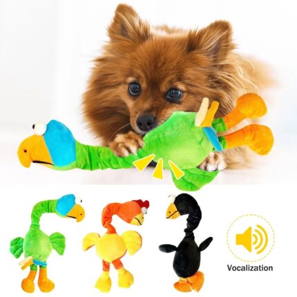 Haustiere Hundes pielzeug Schreiendes Hähnchen-Sound-Spielzeug Welpen biss beständiges Kau spielzeug Interaktives Quietschendes Hundes pielzeug Welpen-Hunde zubehör