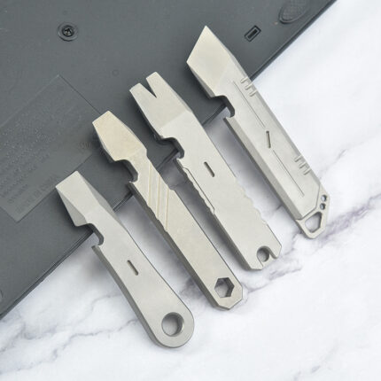 Titanium Alloy Multifunctional Pry Bar Portable Bottle Opener