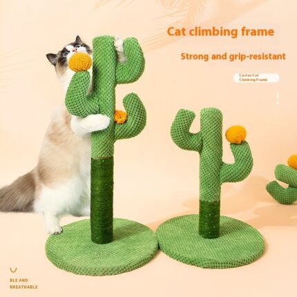 Masson Cactus Cat Scratch Board Sisal Kratzen Stangen kletterer für Haustier Katze Katze Spielzeug Zubehör Schleifen Klaue Kratzen