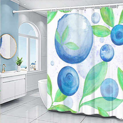 Cartoon Obst Serie Dusche Vorhang Set