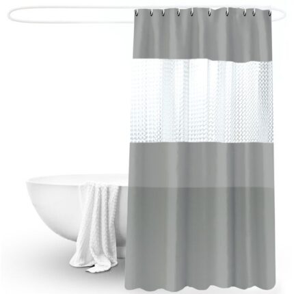 Spleißen Transluzenten Wasserdicht Mehltau Bad Bad Dusche Partition Vorhang