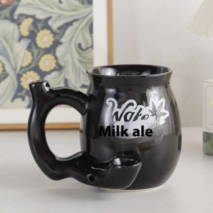 Multifunktion ale Keramik-Doppelschicht-Kaffee-Raucher-Tasse