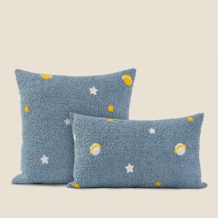 Ins Blue Planet Besticktes Kissen Wohnzimmer Sofa Kissen