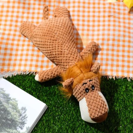 Haustier Spielzeug Plüsch Hunde knirschen Interaktives Spielzeug Niedliche Tierform