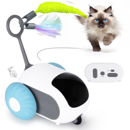 Smart Cat Toy 2 Modi Automatisches Bewegen fern gesteuertes Spielzeug auto für Katzen Hunde Interaktives Spielen Kätzchen Training Haustier zubehör