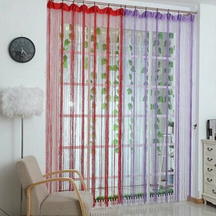 Blinkende Silber Gewinde Vorhang 1x2 Meter Hohe Tür Vorhang Mit Silber Draht Verschlüsselung Wohnzimmer Partition Reis Vorhang
