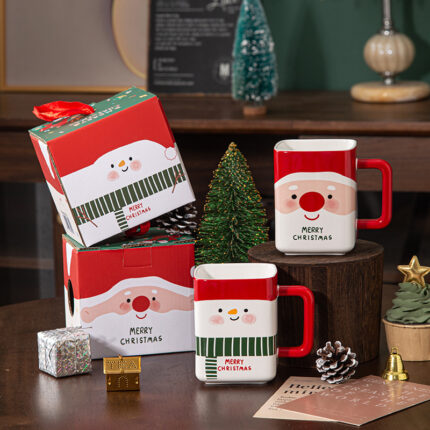 Weihnachts tasse kreativer Keramik becher