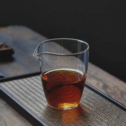 Boro silikat glas Einfachheit Hand-Fair-Tasse Tee schale
