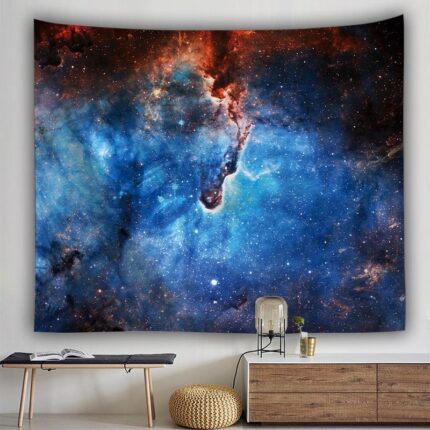 Gedruckt Sterne Tapisserie Multifunktionale Tapisserie Sitzen Decke Wand Hängen