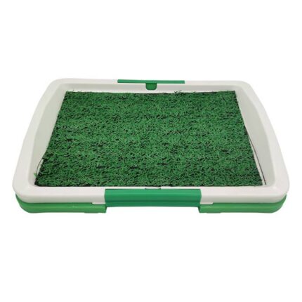 Rasen Haustier Hund Gras Patch Toilette Welpen Töpfchen Trainer Indoor Training Tablett Haustier Toiletten drei Schichten