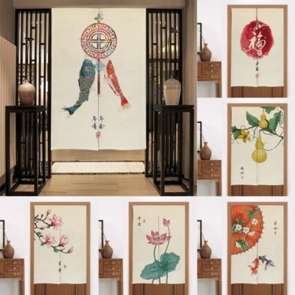 Home Küche Schlafzimmer Partition Chinesischen Stil Tuch Vorhang