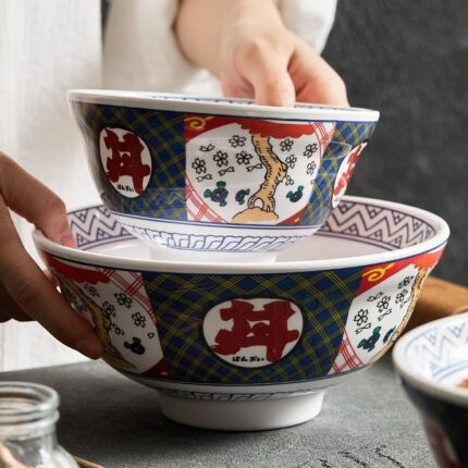 Spezielle kreative Porzellan Melamin Geschirr Tall Bowl