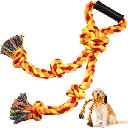 Hundes eil spielzeug für aggressive Chewers große Rassen harte Hunde kau spielzeug für große und mittlere Hunde unzerstörbare Zahn reinigung Hund Tauziehen Spielzeug