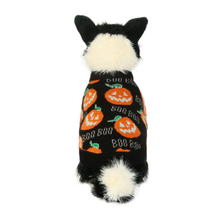 Halloween Haustier Hund Pullover Kürbis Muster