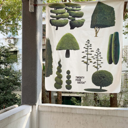 EINE Menge Von Schönen Baum Serie Original Hintergrund Wandbehänge