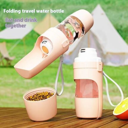 Hund Outing Wasser Feeder Haustier Outdoor Tragbare Tasse
