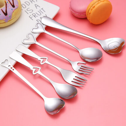 Heart-shaped Spoon Heart-shaped Coffee Spoon Creative Stirring Spoon