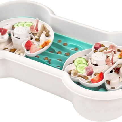 Langsame Feeder-Hundes ch üsseln Anti-Erstickung hunde Langsam-Feeder-Schüssel für trockenes nasses Rohfutter-Hundefutter-Puzzle für Hunde mit großer Rasse