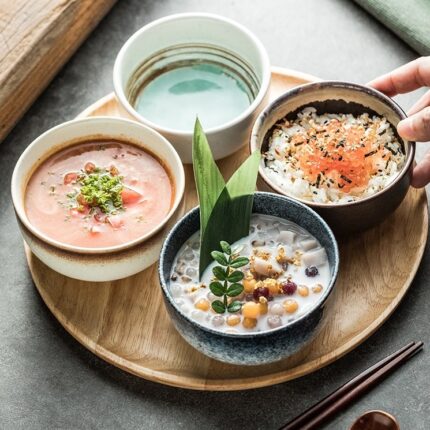 Creative Ceramic Good-looking Tapioca Pudding Dessert Bowl
