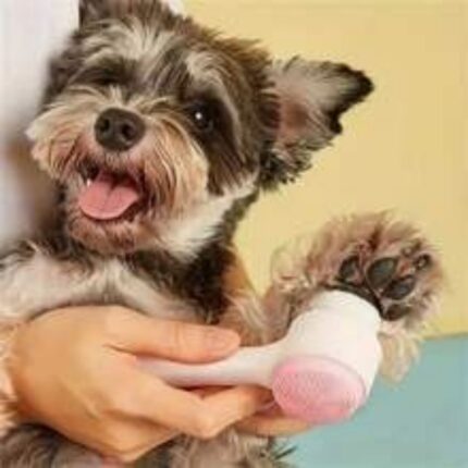 Schonbare Pflege-und Massage werkzeug für Hunde und Katzen für Haustier pfoten bürste, leicht zu reinigen