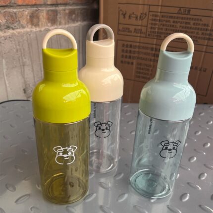 Schnauzer Cold Cup tragbare tragbare Tee-Plastik tasse