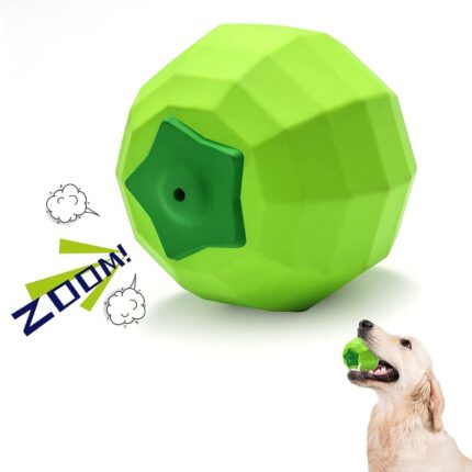 Hund Quietschendes Spielzeug für aggressive Chewers Interaktives Hundes pielzeug für mittelgroße Hunde-Zähne, die große Rasse Ball kauen Spielzeug mit ungifem Natur kautschuk reinigen
