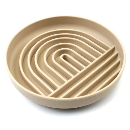 Die Slowdown-Schüssel Silikon Slow Feeder für Hunde Welpen Langsam Essen Modernes Lick Matte Design Reduziert Gulping Geschirrs püler Fit für alle Rasse Essenszeit Herausforderung