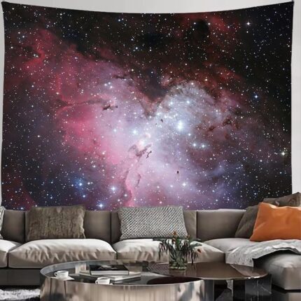 Gedruckt Galaxy Lightspeed Tapisserie Multifunktionale Tapisserie Sitzen Teppich Wand Montieren