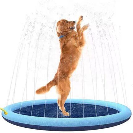 Hundesprinkler-Outdoor-Spielzeug Hundes chwimm matte Anti-Rutsch-Hunde-Pool-Splash-Pad