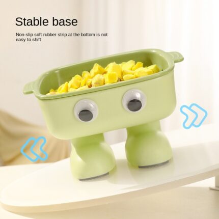 Erhöhte Katze Schüssel Gekippt Kitty Bowl Roboter Form Katze Dish Rutsch feste Wassers ch üssel Hundes chale für kleine Hunde Katzen Kätzchen Kätzchen