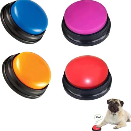 Sprach aufnahme taste für Kommunikation Haustier training Buzzer 30 Sekunden Wiedergabe Hund Spielzeug Voice Recording Clicker