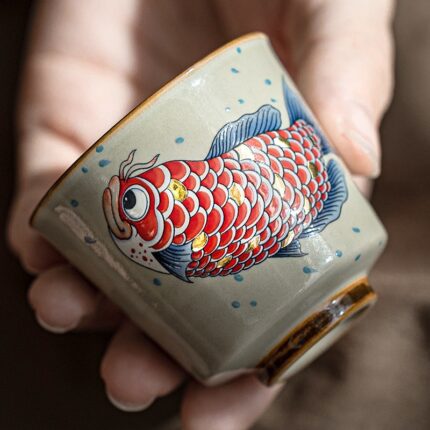 Chinesische Keramik-Haushalts-Master-Tee tasse