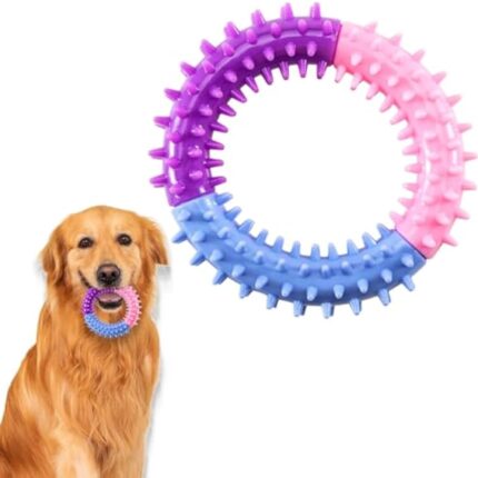 Hund Kau spielzeug Ring Hund Kinder krankheiten Gummi-Welpen-Zahns pielzeug für kleine mittelgroße Hunde