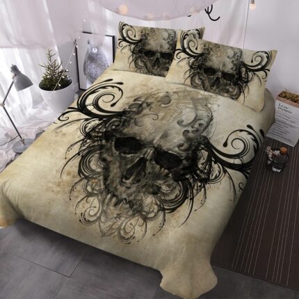 Digital Printing Skull Series Bedding Suit