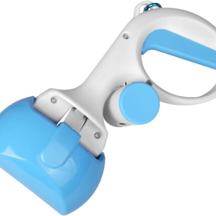 Pet Pooper Scooper für Hunde und Katzen mit Müll beutel Halter nicht zerbrechlich hochfest Material Poop Scooper für einfache Gras-und Kies aufnahme einschl ießlich einer Rolle Mülls ack