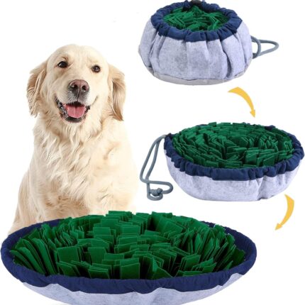 Einstellbare Snuffle Matte für Hunde Puzzle-Spielzeug für große Rassen Kleine Hunde Anreicherung Spielzeug für große Hunde Langsam Essen Stress Relief Hundes pielzeug für die Fütterung von Hund Mentale Stimulation Spielzeug