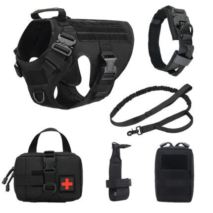 Heimtier weste Hunde training 6-teiliges Set Kampfanzug