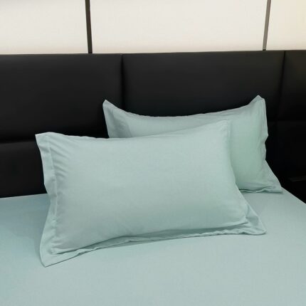 Moderne minimalist ische gewaschene Baumwolle einfarbig Kissen bezug Kissen einlage Paare
