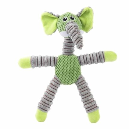Elephant Pet Push Toys Hunde Selbst entspannendes und Vocal izing Spielzeug Katzenzähne Schleifen und Biss beständiges interaktives Spielzeug